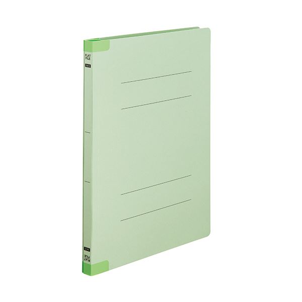 （まとめ）TANOSEEフラットファイル(背補強タイプ) A4タテ 150枚収容 背幅18mm グリーン 1パック(10冊) (×10セット) |b04の通販は 7,699円