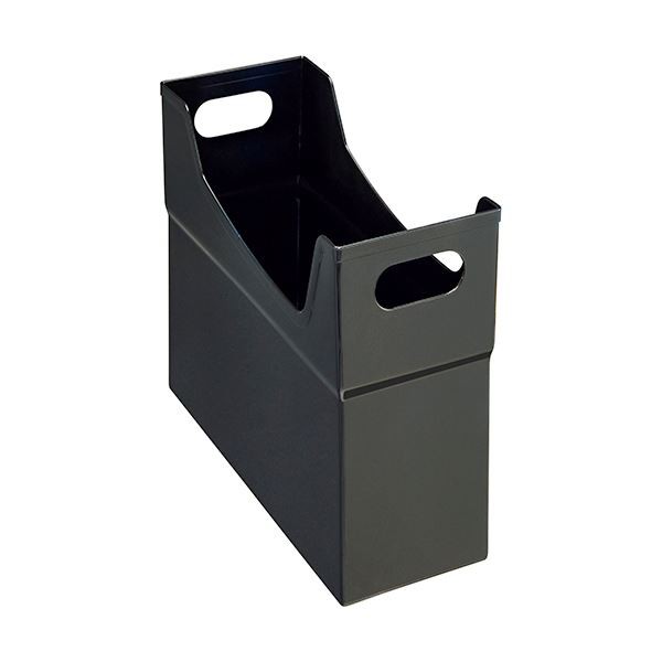 （まとめ）ライオン事務器 フリーボックス PP製A4ヨコ 背幅127mm ブラック CS-110P 1個 (×10セット) |b04の通販は