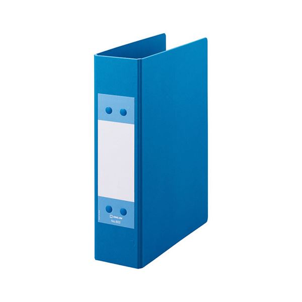 （まとめ）キングジム 源泉徴収票ファイル A5タテ400枚収容 背幅57mm 青 802アオ 1冊 (×5セット) |b04の通販は