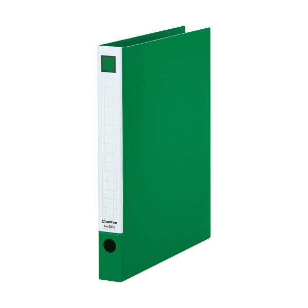 （まとめ）キングジム レバーリングファイルA4タテ 2穴 250枚収容 背幅33mm 緑 6672ミト 1冊 (×10セット) |b04の通販は 6,625円