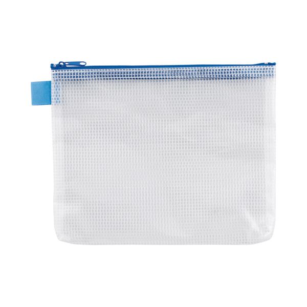 TANOSEE メッシュケース A5タテ190×ヨコ250mm 青 1セット(20枚) |b04の通販は 9,475円