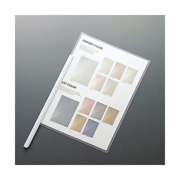 コクヨ レールクリヤーホルダー PETA4タテ 20枚収容 白 フ-TP760NW 1ケース(200冊)(代引不可) コクヨ レールクリヤーホルダー(PET) A4タテ 約20枚収容 白 レール式
