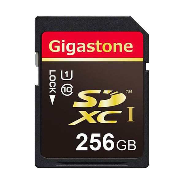 Gigastone SDXCカード256GB UHS-1 GJSX/256U 1枚 |b04