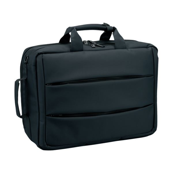 (まとめ）サンワサプライ PCキャリングバッグ15.6型ワイド対応 ブラック BAG-U54BK2 1セット(3個)〔×3セット〕