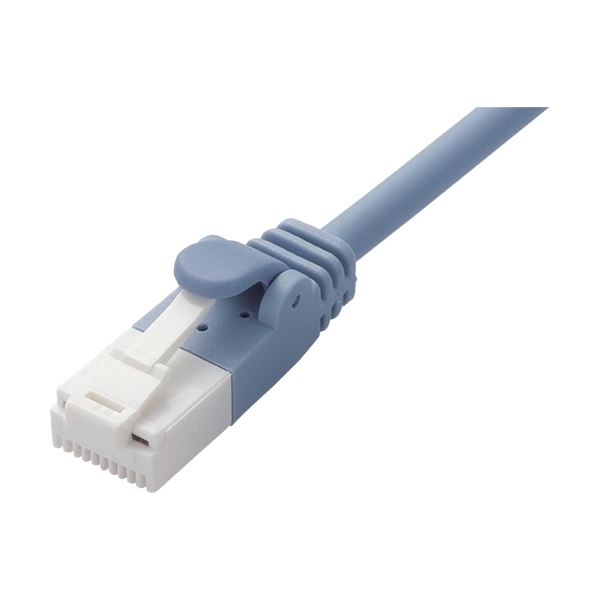（まとめ）エレコムツメ折れ防止やわらかLANケーブル Cat6A準拠 ブルー 0.5m LD-GPAYT/BU05 1本(×5セット) |b04の通販は 6,604円