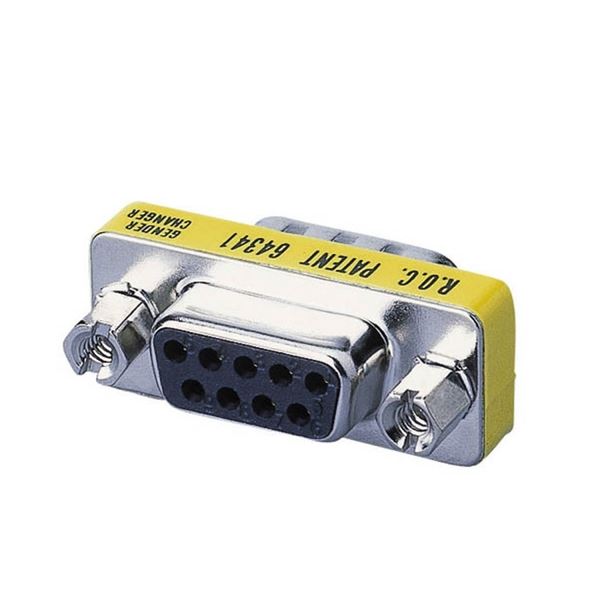 （まとめ）エレコム 超小型アダプタD-Sub9pinオス-メス AD-D9MF 1個(×5セット) |b04