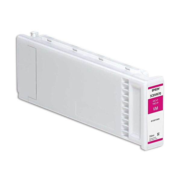 エプソン インクカートリッジビビッドマゼンタ 700ml SC8VM70 1個 |b04