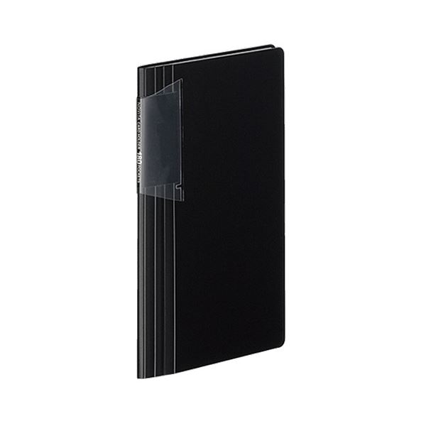 コクヨ カードホルダー（ノビータ）（固定式 スリムタイプ）180名 ヨコ入れ 黒 メイ-N118D 1セット（10冊） |b04 8,419円