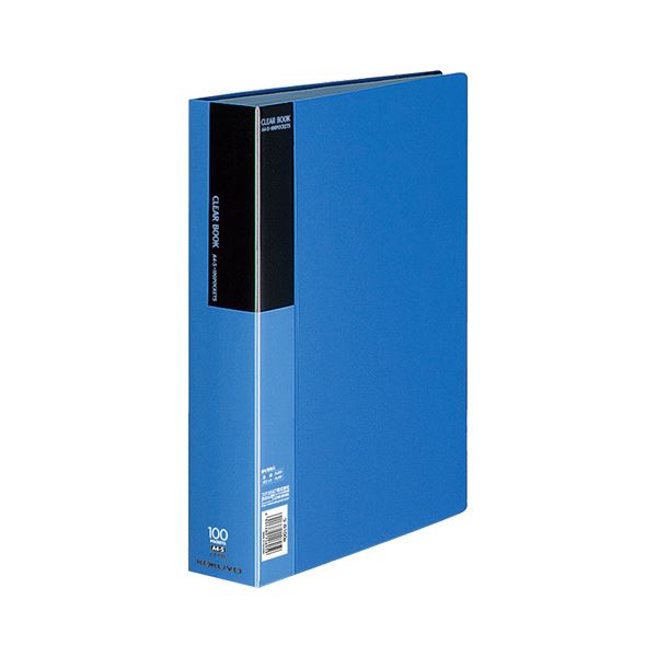 テージー マイホルダー サイド A3タテ 40ポケット 背幅15mm ブラック MS-364-01 1セット(6冊) テージー マイホルダー サイド A3タテ 40ポケット 背幅15mm ブルー MS