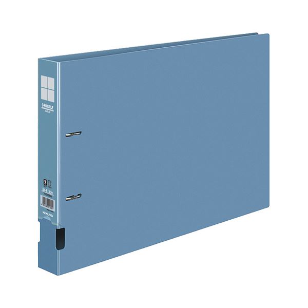 コクヨ DリングファイルE型再生PP表紙 B4ヨコ 2穴 300枚収容 背幅45mm 青 フ-FD439NB 1セット（10冊） |b04の通販は 14,653円