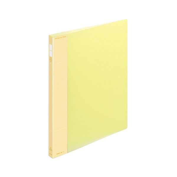 コクヨ ポップリングファイル（スリム）A4タテ 2穴 100枚収容 背幅21mm 黄 フ-PS410Y 1セット（10冊） |b04の通販は