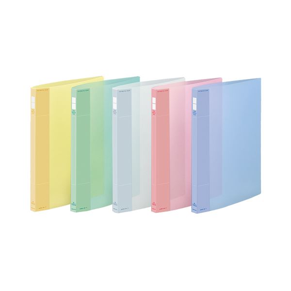 コクヨ ポップリングファイル（スリム）A4タテ 2穴 100枚収容 背幅21mm 黄 フ-PS410Y 1セット（10冊） |b04の通販は