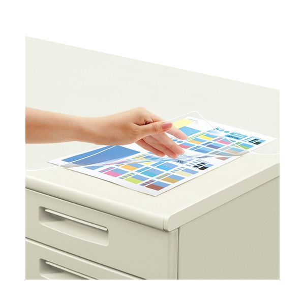 コクヨ デスクマット軟質（オレフィン・透明）シングル 1387×587mm マ-1946 1枚 |b04 7,763円