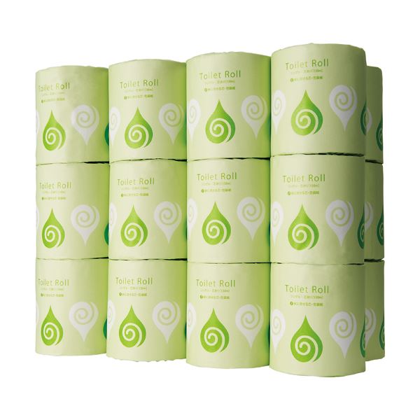 TANOSEE トイレットペーパー水に流せる芯＆包装紙 シングル 130m 1セット（72ロール：24ロール×3ケース） |b04の通販は