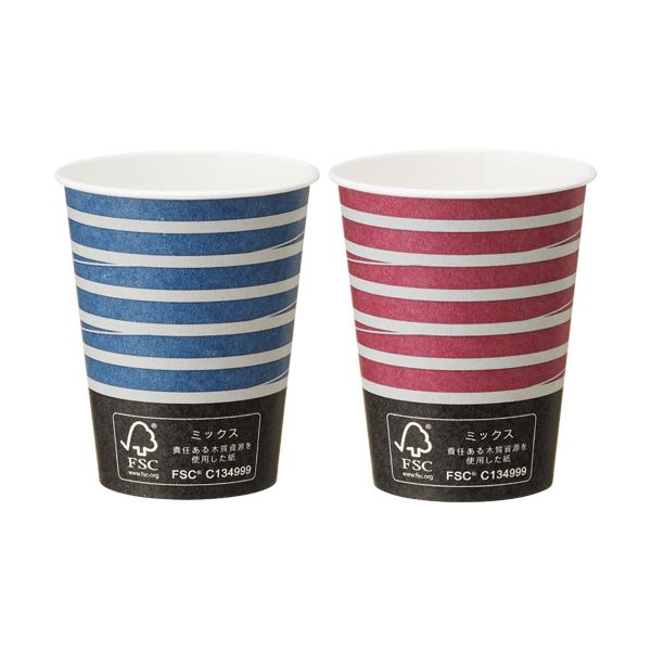 （まとめ）TANOSEE 紙コップ TSUMUGI275ml（9オンス）1セット（250個：50個×5パック）(×2セット) |b04の通販は