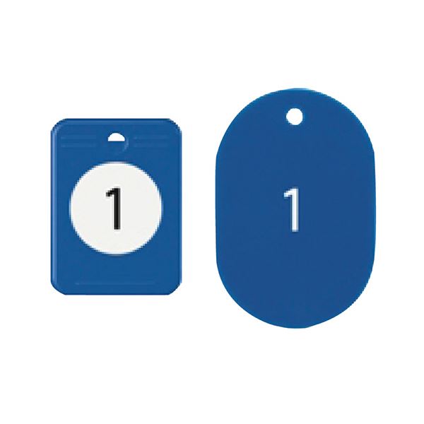 （まとめ）オープン工業クロークチケット（1〜20）青 BF-150-BU 1パック(×2セット) |b04の通販は 6,296円