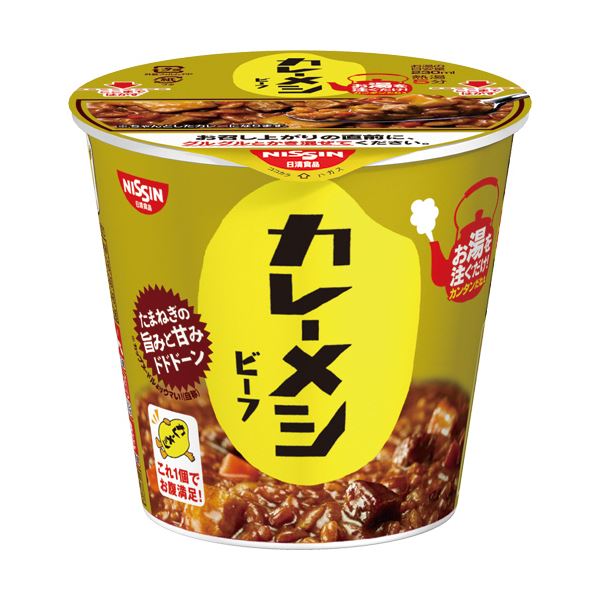 （まとめ）日清食品 日清カレーメシ ビーフ107g 1ケース（6食）(×5セット) |b04の通販は