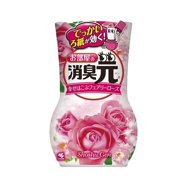 （まとめ）小林製薬 お部屋の消臭元幸せはこぶフェアリーローズ 400ml 1セット（3個）(×5セット) |b04 6,805円