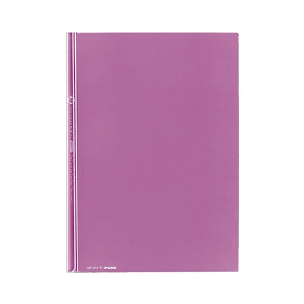 （まとめ）コクヨ レールクリヤーホルダー（カラーズ）PET A4タテ 20枚収容 紫 フ-TPC760V 1セット（5冊）(×10セット) |b04の通販は