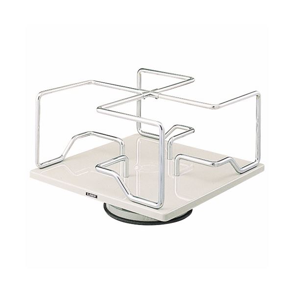 ライオン事務器 回転本立 B型 大 ライトグレー 224-72 1台 |b04の通販は