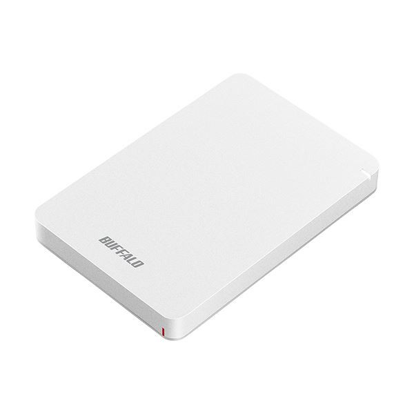 バッファロー MiniStationUSB3.1（Gen1）対応 耐衝撃ポータブルHDD 1TB ホワイト HD-PGF1.0U3-WHA 1台 |b04