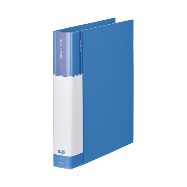 TANOSEE 30穴バインダー（PP表紙） A4タテ 120枚収容 背幅48mm ブルー 1セット（10冊） |b04の通販は 10,244円