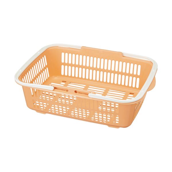 （まとめ）アサヒ化成 サンテール のせのせバスケット ペールオレンジ K-0151 1個 (×20セット) |b04の通販は 6,860円