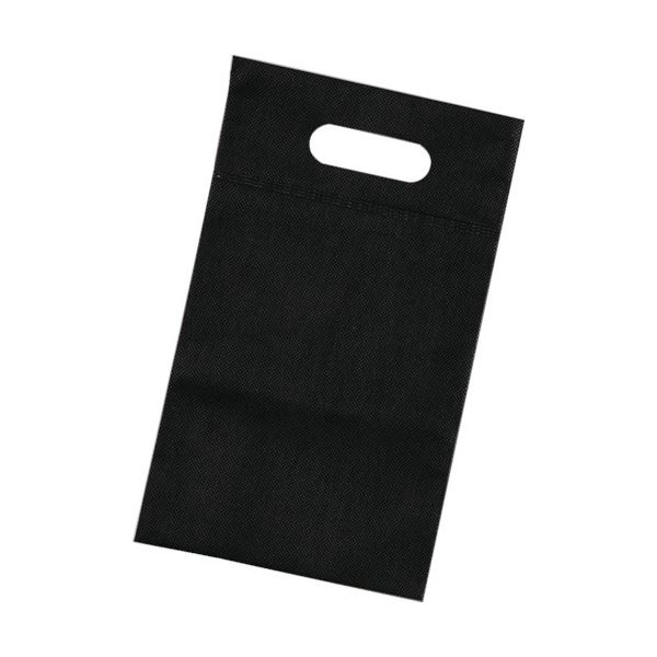 (まとめ) TRUSCO 不織布小判抜き手提げバッグ S ブラック THKB-S-BK 1パック(10枚) (×10セット) |b04の通販は