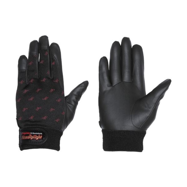 (まとめ) ペンギンエースジャパン ノンスリップライト M ブラック PA-9102 1双 (×5セット) |b04の通販は