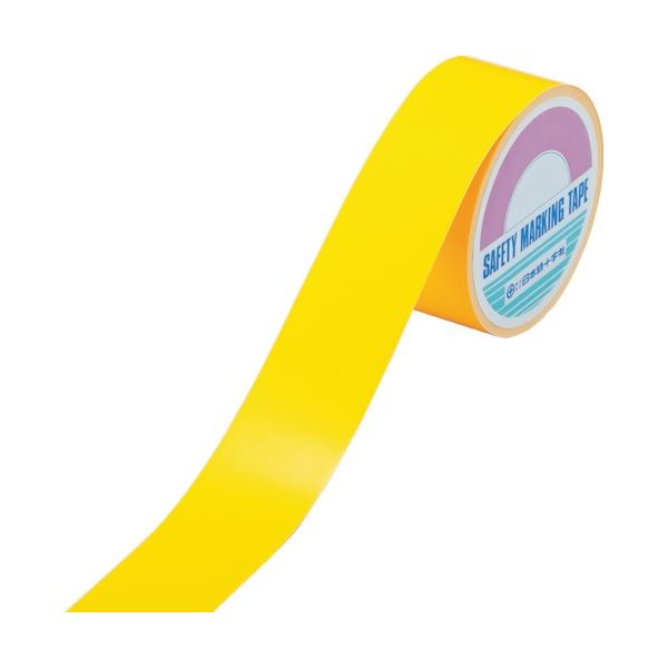 日本緑十字社 蛍光ラインテープ オレンジ 50mm幅×10m エンビ 屋内用 266014 1巻 |b04の通販は 8,981円