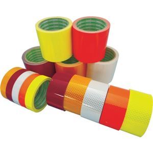 日東エルマテリアル 高輝度プリズム反射テープ(蛍光色) 90mm×5m オレンジ HTP-90OR 1巻 |b04 11,397円