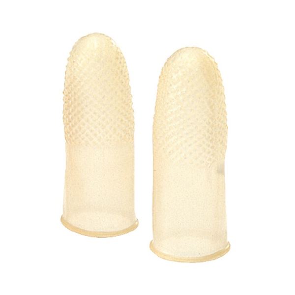 (まとめ) プラス アメ色指サック 中 KM-102H 1パック(100個) (×3セット) |b04