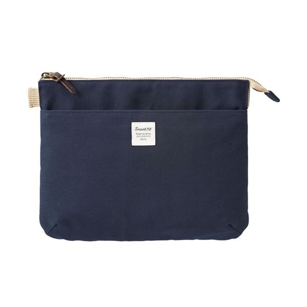 (まとめ) リヒトラブ SMART FIT DAYS サコッシュポーチ (L) ネイビー A-7706-11 1個 ショルダーベルト別売 (×3セット) |b04の通販は 7,213円