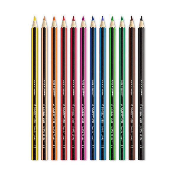 (まとめ) ステッドラー ノリスカラー色鉛筆 紙ケース入 12色(各色1本) 185 C12PB 1パック (×20セット) |b04の通販は