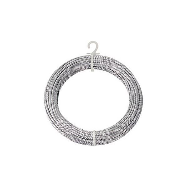 TRUSCO メッキ付ワイヤロープ Φ9mm×20m CWM-9S20 1本 |b04の通販は