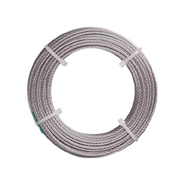 (まとめ) TRUSCO ナイロン被覆ステンレスワイヤロープ 1.5mm×20m CWC-15S20 1巻 (×3セット) |b04の通販は