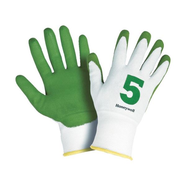 (まとめ) ハネウェル チェック＆ゴー5 PU サイズ07(S) 白/グリーン 2332545IP-07 1双 (×3セット) |b04