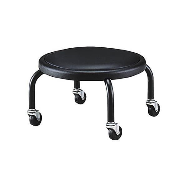 TRUSCO 作業用チェア ガス式 Φ376×H470-640mm ブラック TTL-6LGC 1脚 完成品