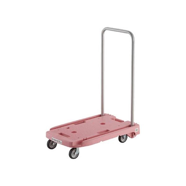 TRUSCO 小型樹脂台車 こまわり君 省音G車輪 600mm×390mm ピンク MP-6039N2-P 1台 完成品 |b04の通販は