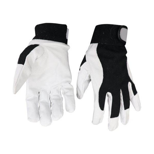 (まとめ) 三重化学工業 ミエローブ マッスルレザー L ホワイト/ブラック NO.905-L 1双 (×3セット) |b04の通販は 4,771円