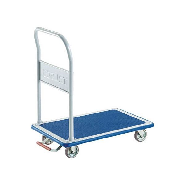 TRUSCO ドンキーカート 固定式 740×480mm ピン式固定車 ストッパー付 108NKB 1台 組立品 |b04の通販は