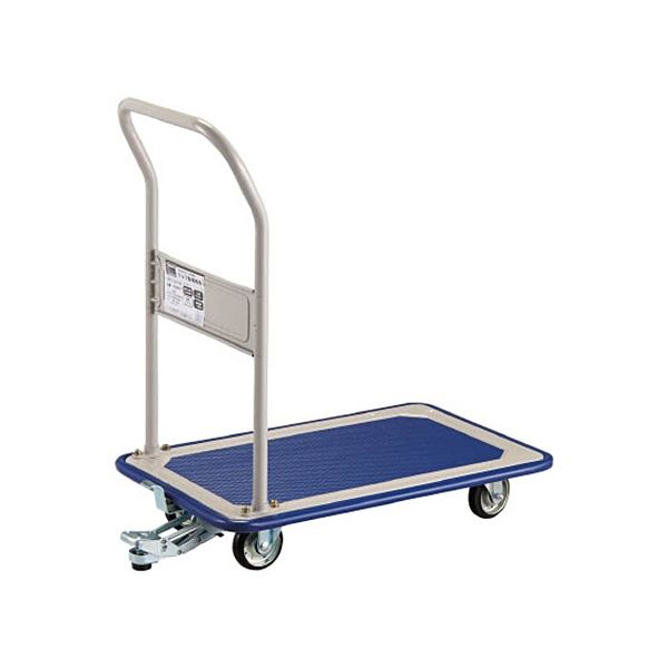 TRUSCO プレス製台車 固定式 740×460mm ストッパー付 150KNS 1台 組立品 |b04の通販は