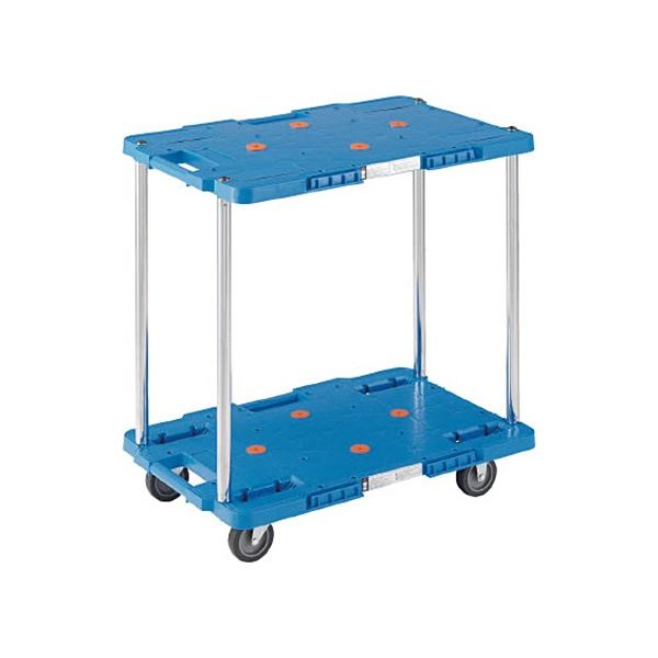 TRUSCO ルートバン 2段式 400×600mm 青 MPB-602-B 1台 組立品 |b04