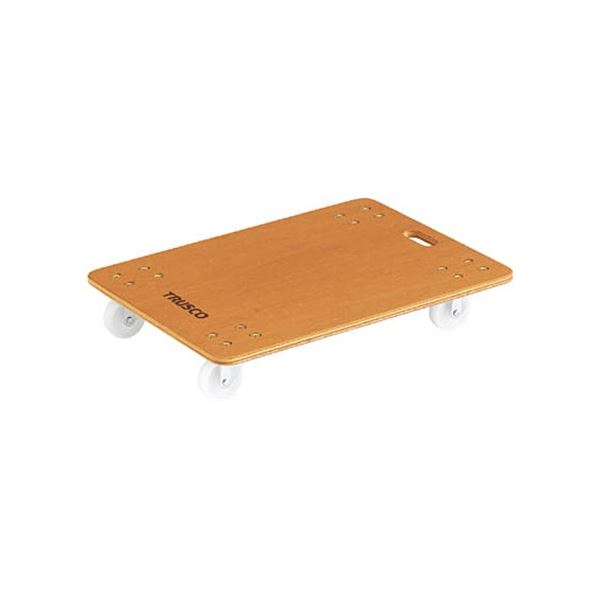 TRUSCO 合板平台車 プティカルゴ 600×450mm ナイロン車 PC-4560 1台 完成品 |b04の通販は