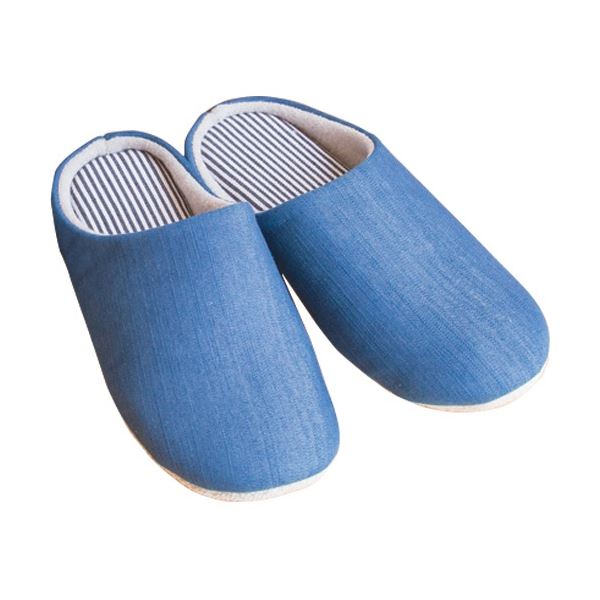 (まとめ) アズマ工業 おそうじスリッパ デニムブルー 1足 (×5セット) |b04の通販は 9,261円