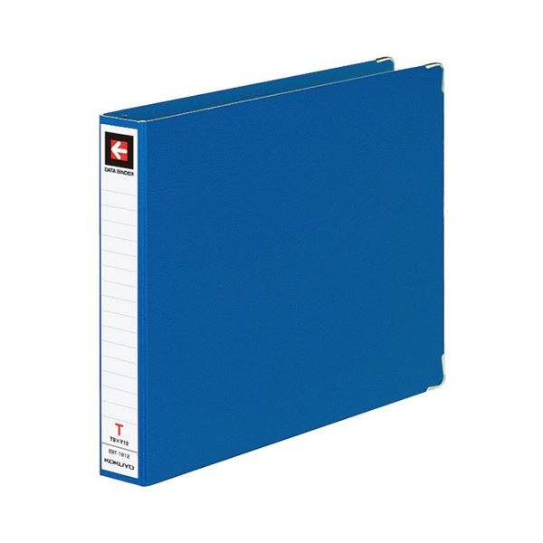 コクヨ データバインダーT(バースト用・レギュラータイプ) T9×Y12 18穴 280枚収容 青 EBT-1812 1セット(10冊) |b04の通販は