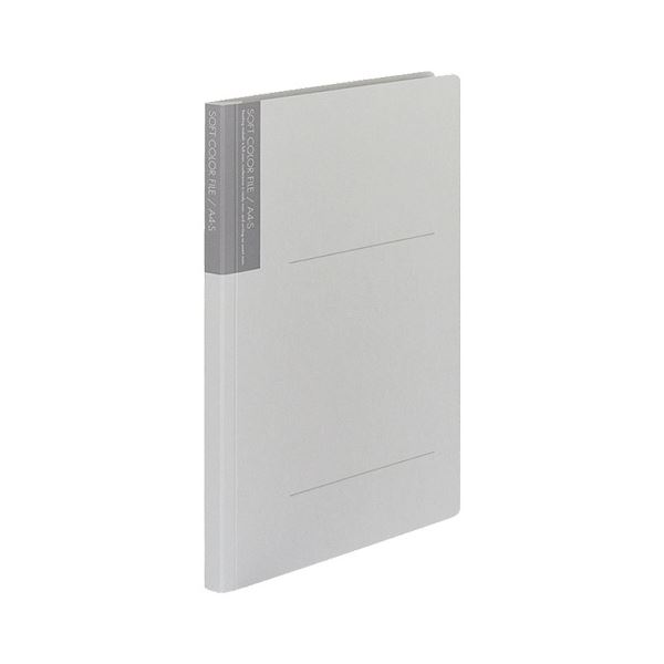 (まとめ) コクヨ ソフトカラーファイル A4タテ 150枚収容 背幅18mm グレー フ-1-7 1セット(10冊) (×3セット) |b04の通販は