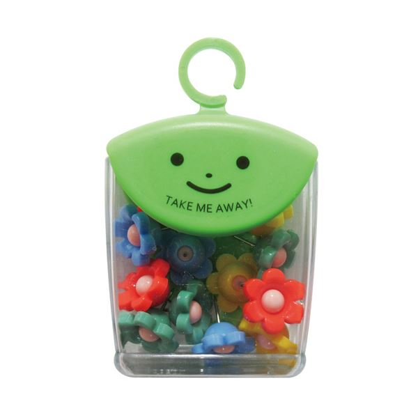 （まとめ）ミツヤ ツレテッテ フラワーピンTM-10 1セット(60本：12本×5ケース)(×5セット) |b04の通販は