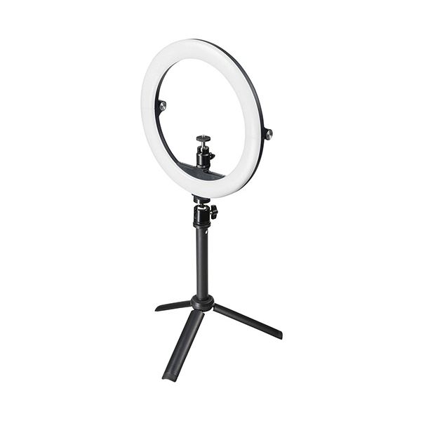 サンワサプライ WEBカメラ用LEDライト付きスタンド(テレワーク) CMS-STN2BK 1個 |b04の通販は 9,446円