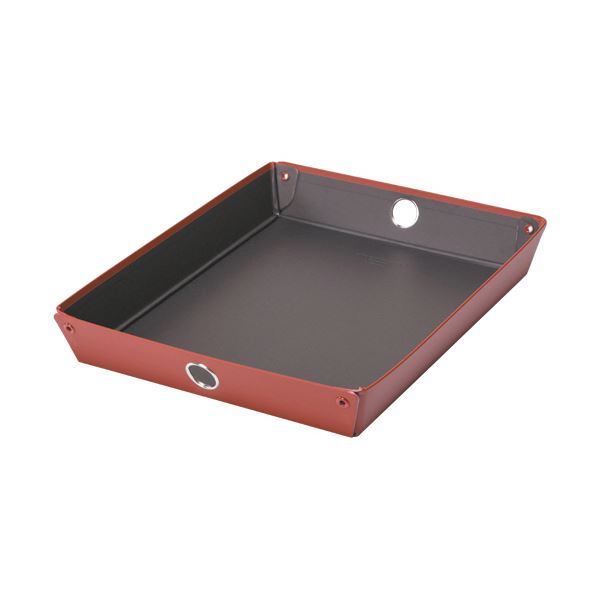 （まとめ）リヒトラブ スタッキングトレー A4 茶A-340-9 1個(×10セット) |b04の通販は 10,215円